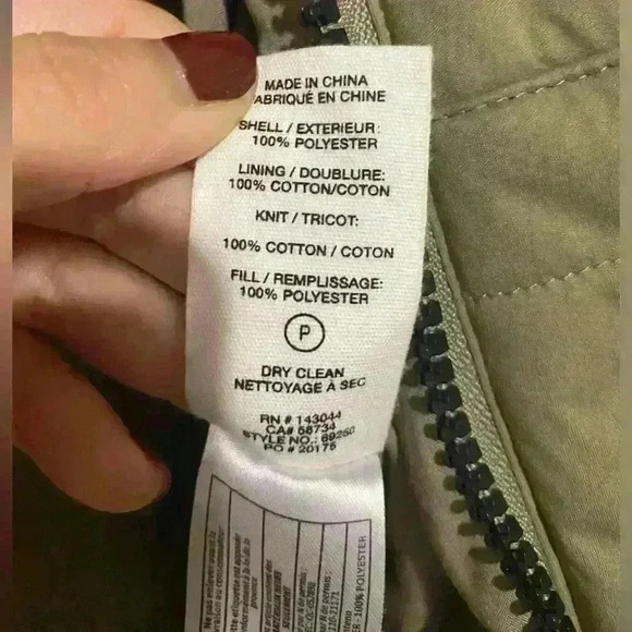 Avec Les Filles womens water resistant quilted hoodie jacket size xs - Picture 8 of 16